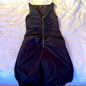 D&G black semi formal midi dress